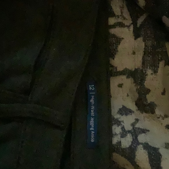 New with tags Talbots high waisted ponte knit jeggings size 12 in charcoal - Picture 2 of 6